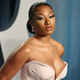 Megan Thee Stallion attends the 2022 Vanity Fair Oscar Party on March 27, 2022 in Beverly Hills, California.